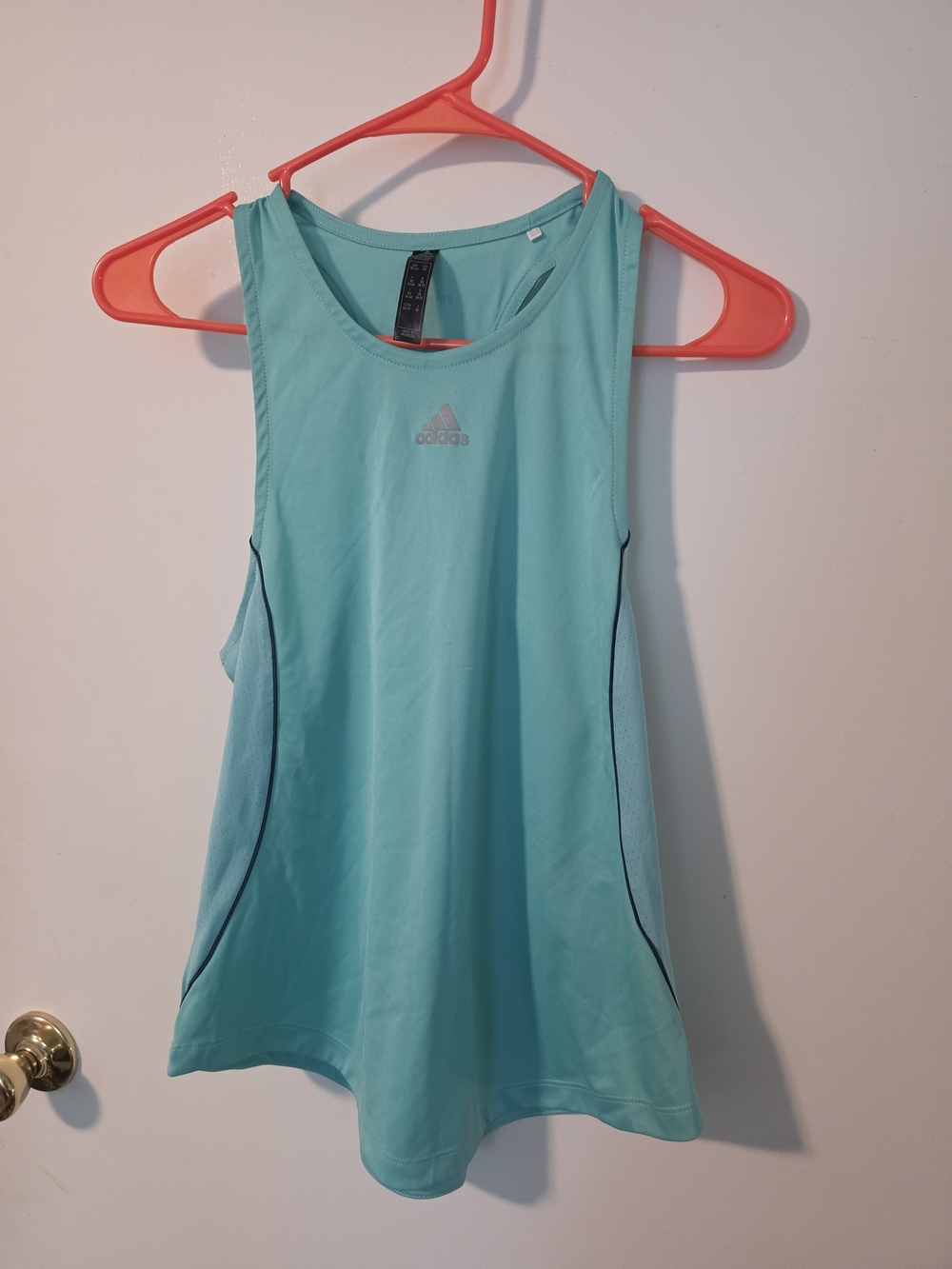adidas Women's Aqua Blue Tank